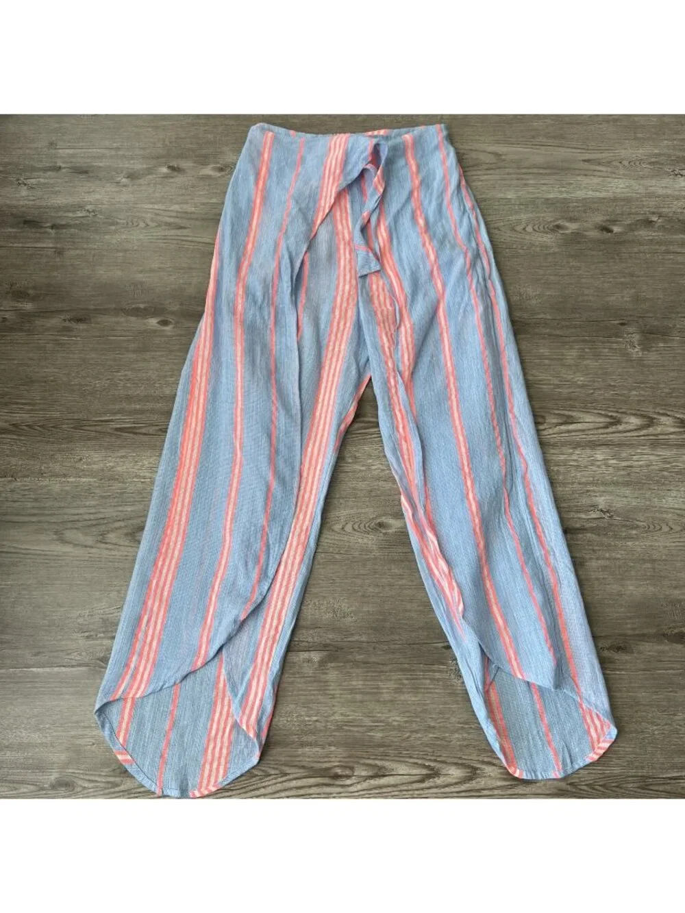 ASOS Beach Cover Up Pants Womens 0 Waist Tie Ankle Length New
